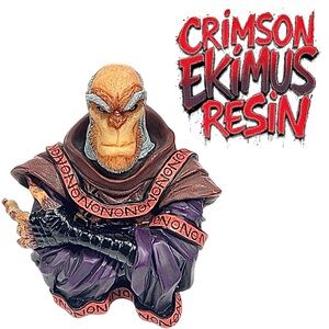 Crimson Ekimus Resin Bust Dynamic Forces Palisades Pre-Owned Great Condition